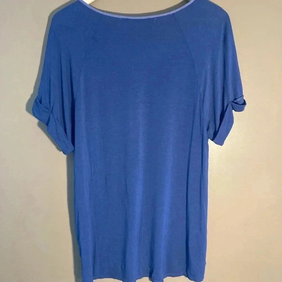Michael  Stars blue purple soft tee - Picture 5 of 5
